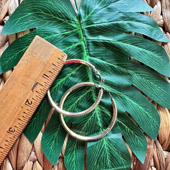 BOGO FREE GOLDEN HOOP EARRINGS - Picture 7 of 8